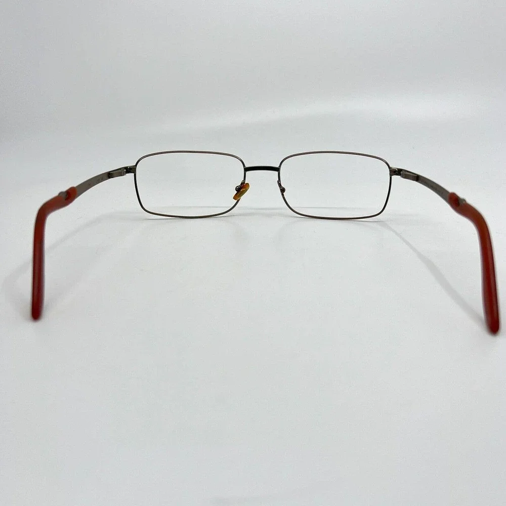 Faconnable Metal Frame Eyeglasses Rectangle Frame Temple Pads need replaced 8741